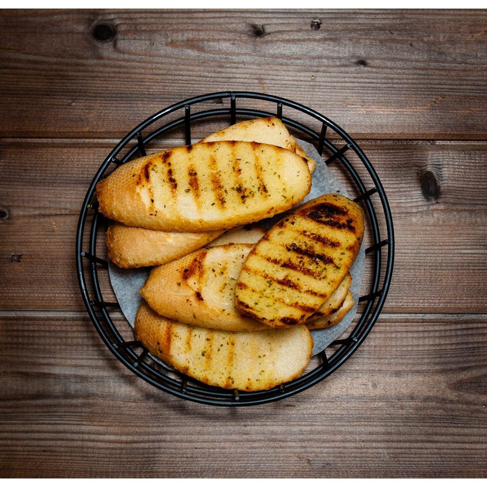 8" Round Black Bread Basket