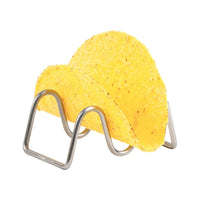 Sleek Stainless Steel Taco Holder for 1-2 Tacos