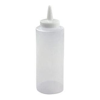 12oz Clear Squeeze Sauce Bottle