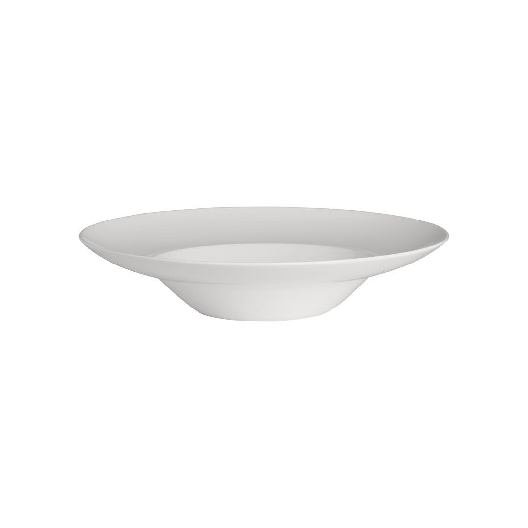 Utopia | Tableware | Signature Wing Bowl 25 x 5cm Well 16.5cm 35.5cl (9 7/8 x 2" Well 6 1/2" 12oz) | Bespoke77