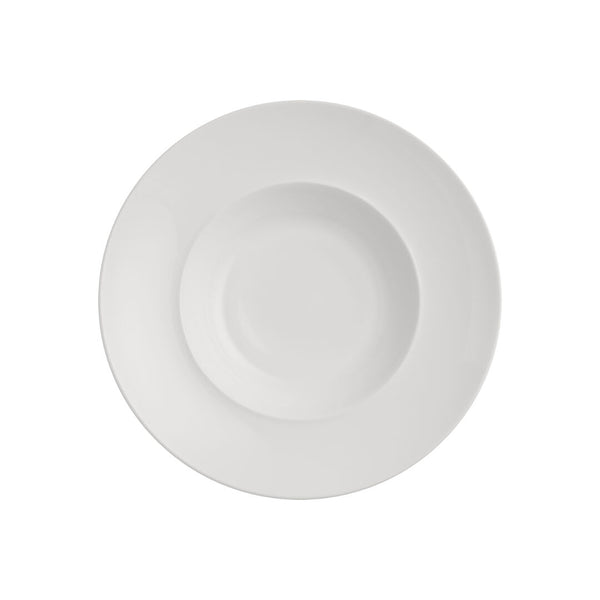 Utopia | Tableware | Signature Wing Bowl 23 x 4.5cm Well 14.3cm 24.8cl (9 x 1 3/4" Well 5 3/8" 8 3/8oz) | Bespoke77