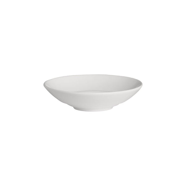 Utopia | Tableware | Signature Sauce Dish 9.5 x 2.5cm 6cl Well 5.7cm 0.4cl (3 3/4 x 1" 2oz Well 2 1/4" 1/8oz) | Bespoke77