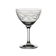 Utopia | Glassware (Crystal) | Vintage Dots Martini/Champagne 14.61cm H 23.6cl | Bespoke77