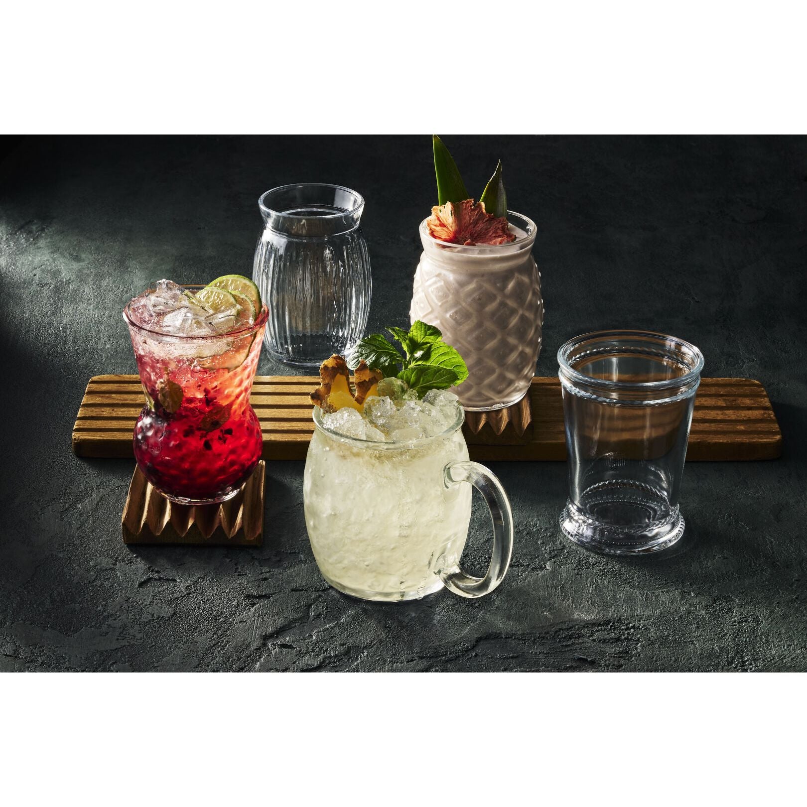Utopia | Glassware (Soda Lime) | Bartender Mojito 12.07cm H 38cl (4 3/4" 12 3/4oz) | Bespoke77