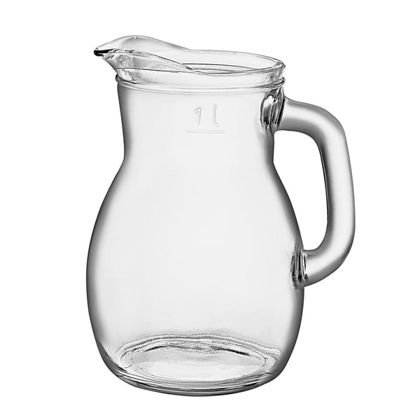 Utopia | Glassware (Soda Lime) | Bistrot Jug 19.05cm H 95.89cl (7 1/2" 33 3/4oz) | Bespoke77