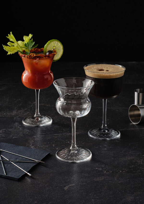Utopia | Glassware (Crystal) | Bloom Cocktail 16.51cm H 24.5cl (6 1/2" 8 1/4oz) | Bespoke77