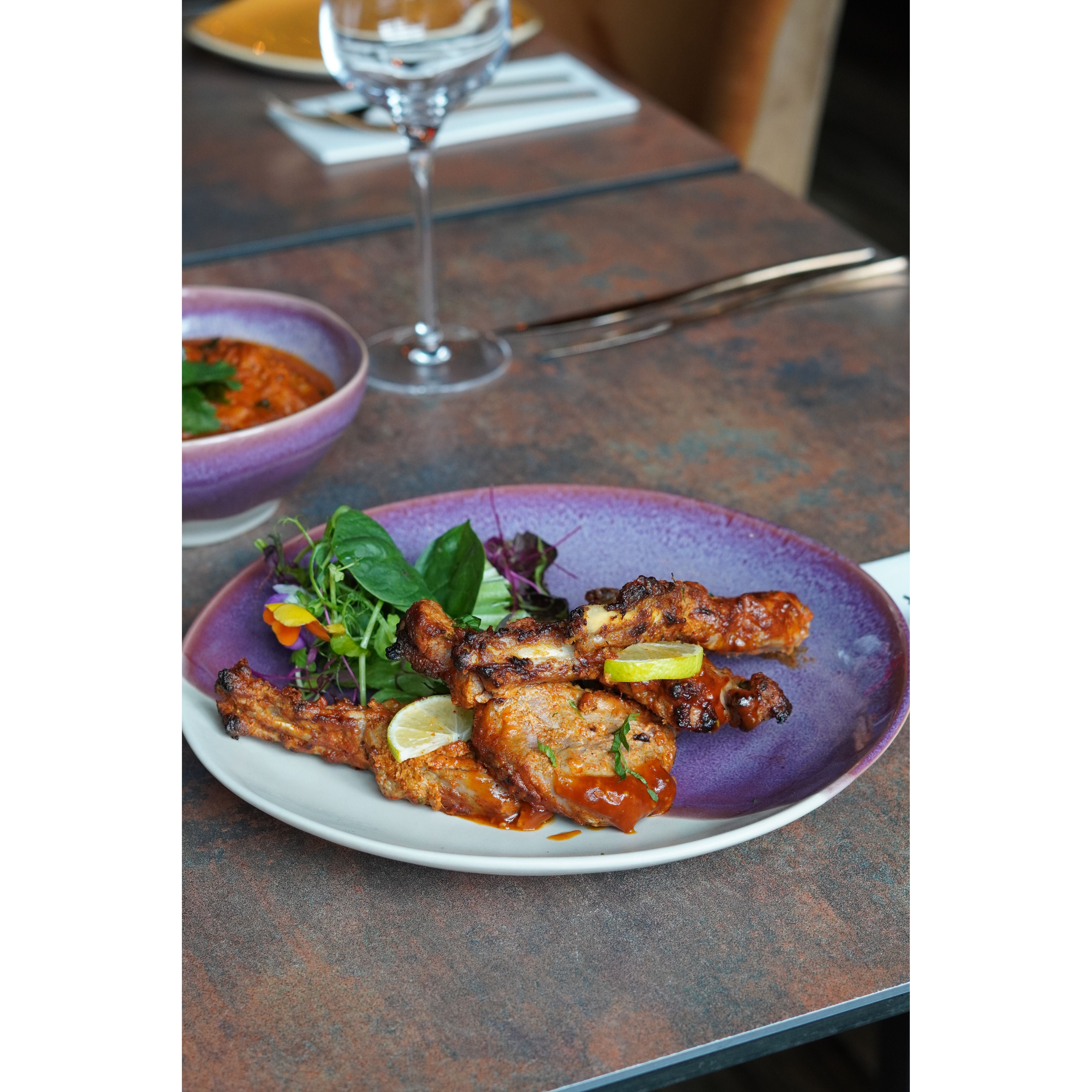 Californian Purple Shoreline Stoneware Mains Plate 27cm Dia