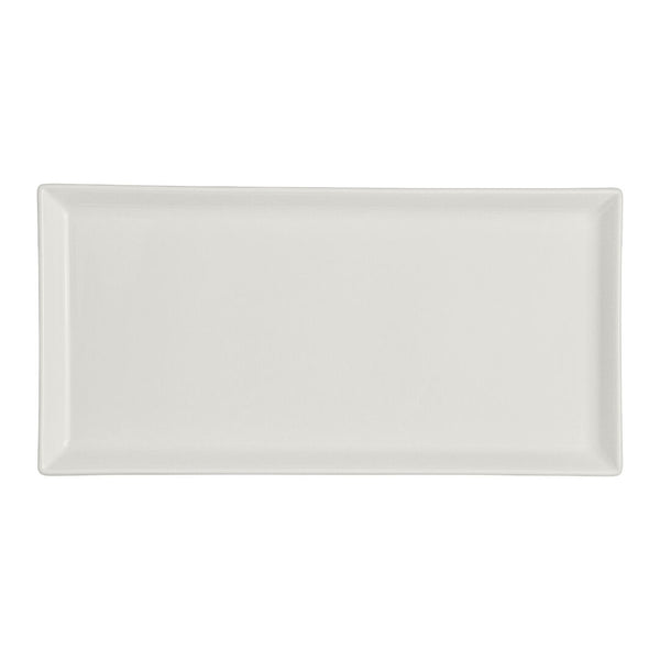 Utopia | Tableware | White Album Rectangular Tray 23.8 x 11.75 x 1.9cm (9 3/8 x 4 5/8 x 3/4") | Bespoke77