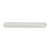 Utopia | Tableware | White Album Rectangular Tray 23.8 x 11.75 x 1.9cm (9 3/8 x 4 5/8 x 3/4") | Bespoke77