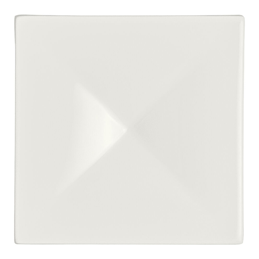 Utopia | Tableware | White Album Square Elevation w/ Indent 10 x 10 x 1.9cm (4 x 4 x 3/4") | Bespoke77