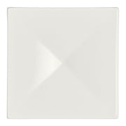 Utopia | Tableware | White Album Square Elevation w/ Indent 10 x 10 x 1.9cm (4 x 4 x 3/4") | Bespoke77