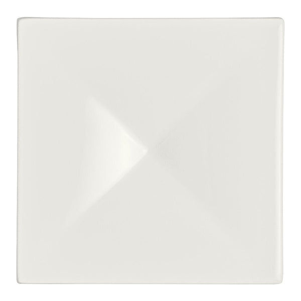Utopia | Tableware | White Album Square Elevation w/ Indent 10 x 10 x 1.9cm (4 x 4 x 3/4") | Bespoke77