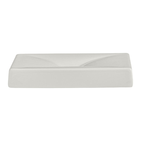 Utopia | Tableware | White Album Square Elevation w/ Indent 10 x 10 x 1.9cm (4 x 4 x 3/4") | Bespoke77