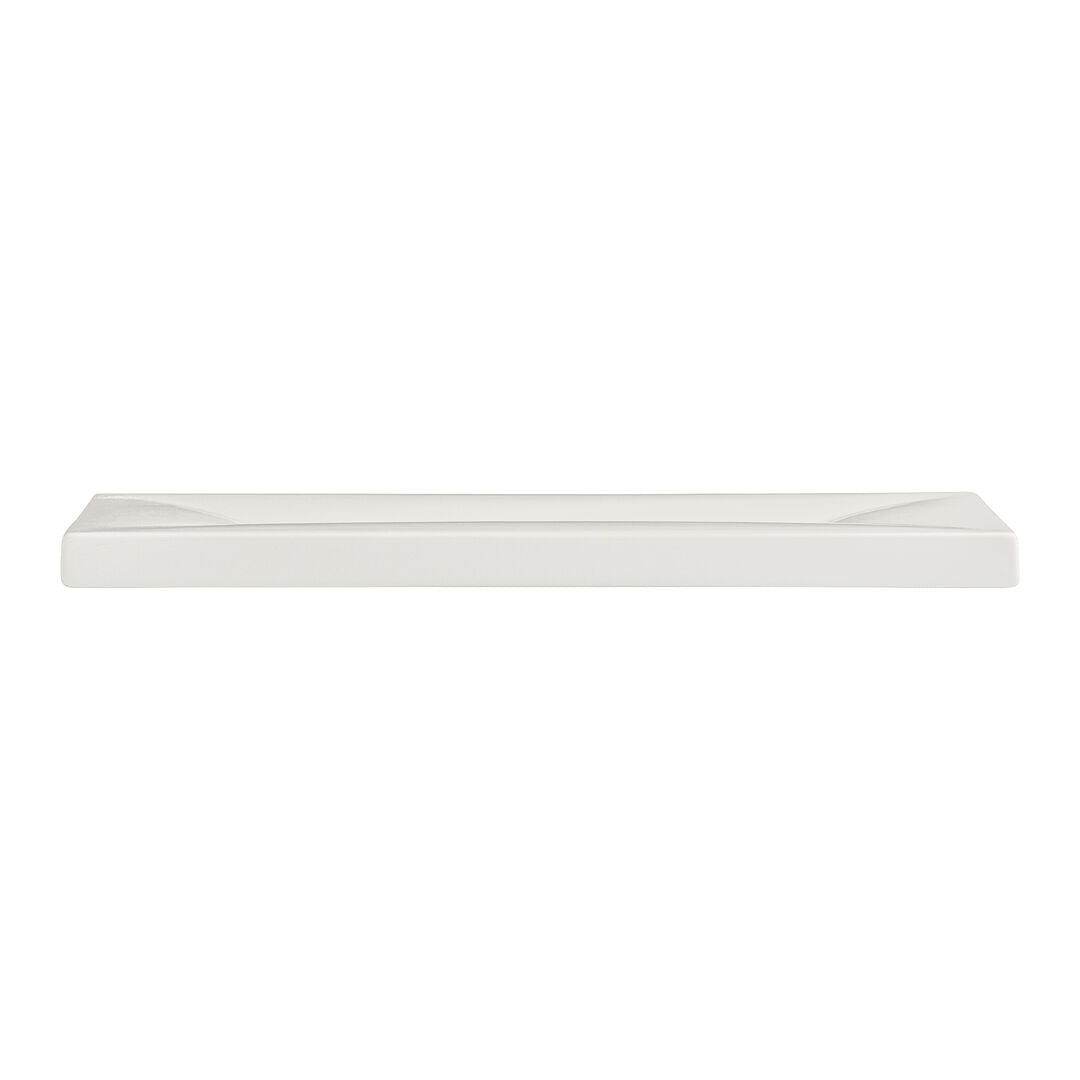 Utopia | Tableware | White Album Rectangular Tray w/ Indent 28.5 x 10cm (11 1/8 x 3 7/8") | Bespoke77
