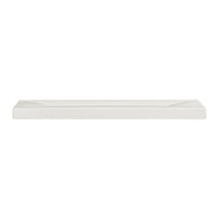 Utopia | Tableware | White Album Rectangular Tray w/ Indent 28.5 x 10cm (11 1/8 x 3 7/8") | Bespoke77