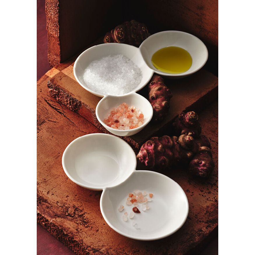 Utopia | Tableware | White Album Geometric Tray 15 x 10.8 x 1.5cm (5 7/8 x 4 1/4 x 5/8") | Bespoke77