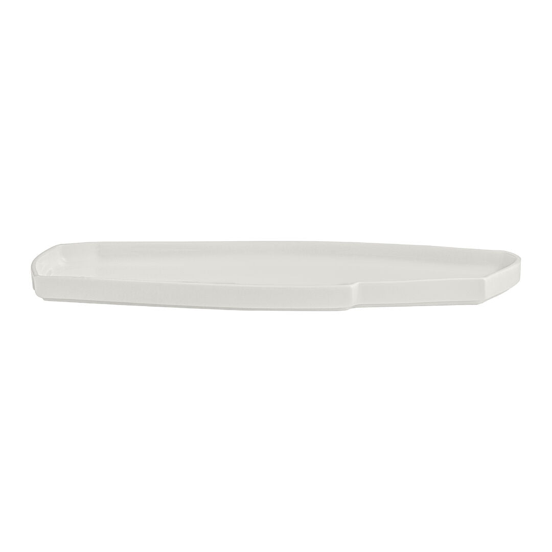 Utopia | Tableware | White Album Geometric Tray 26 x 12.5 x 1.5cm (10 1/4 x 4 7/8 x 5/8") | Bespoke77