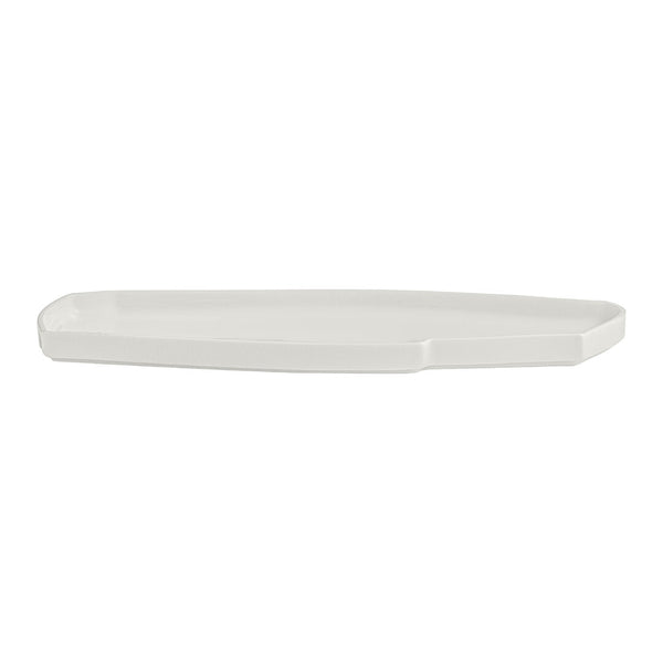 Utopia | Tableware | White Album Geometric Tray 26 x 12.5 x 1.5cm (10 1/4 x 4 7/8 x 5/8") | Bespoke77