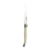 Utopia | Cutlery | Laguiole Ivory Handle Serrated Steak Knife 1.2mm Blade | Bespoke77