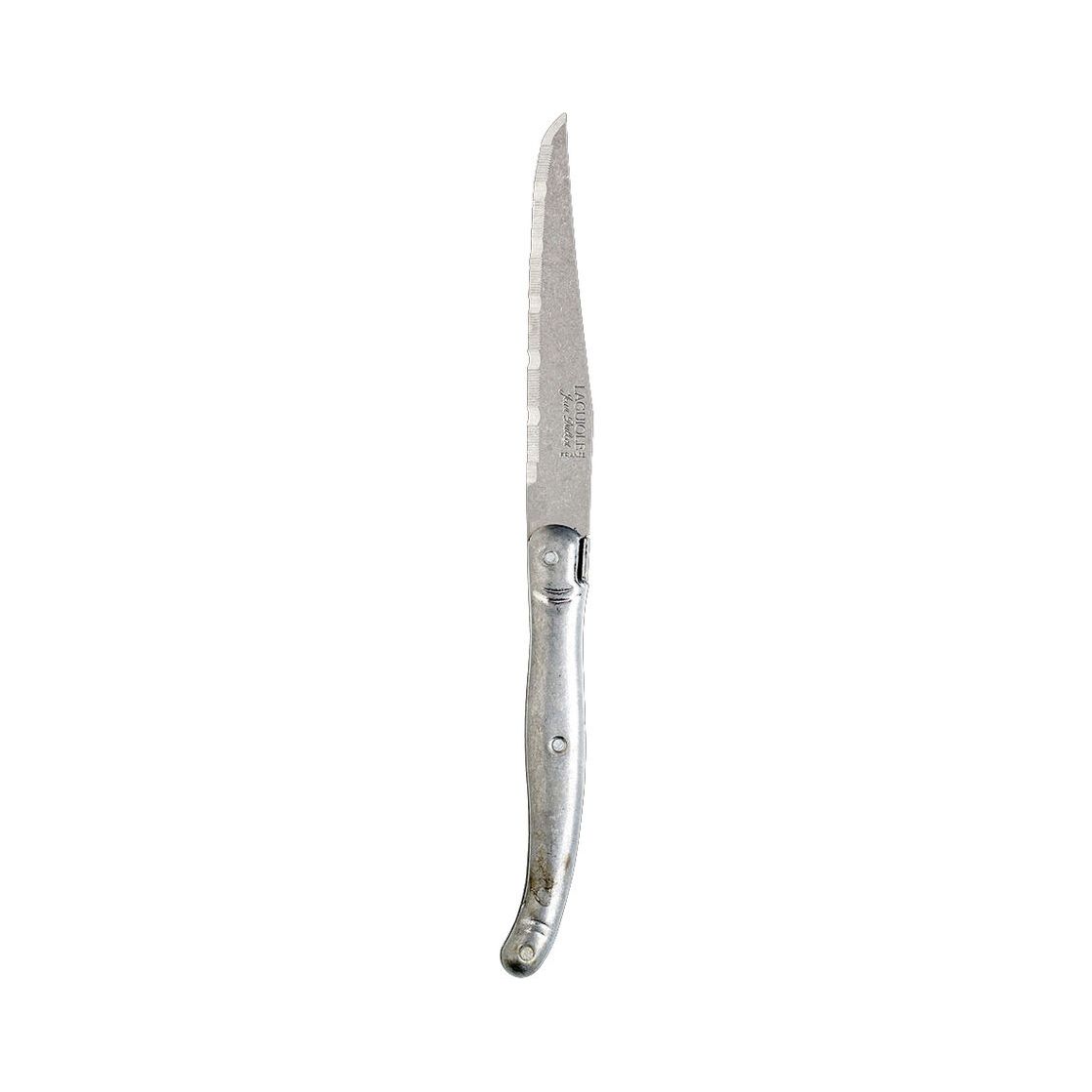 Utopia | Cutlery | Laguiole Vintage Stainless Steel Steak Knife 1.2mm Blade 22.9cm (9") | Bespoke77
