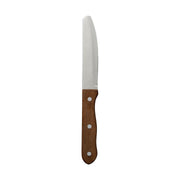 Utopia | Cutlery | Rounded Serrated Blade Pineapple Wood Handle With Rivets 13cm (5") | Bespoke77