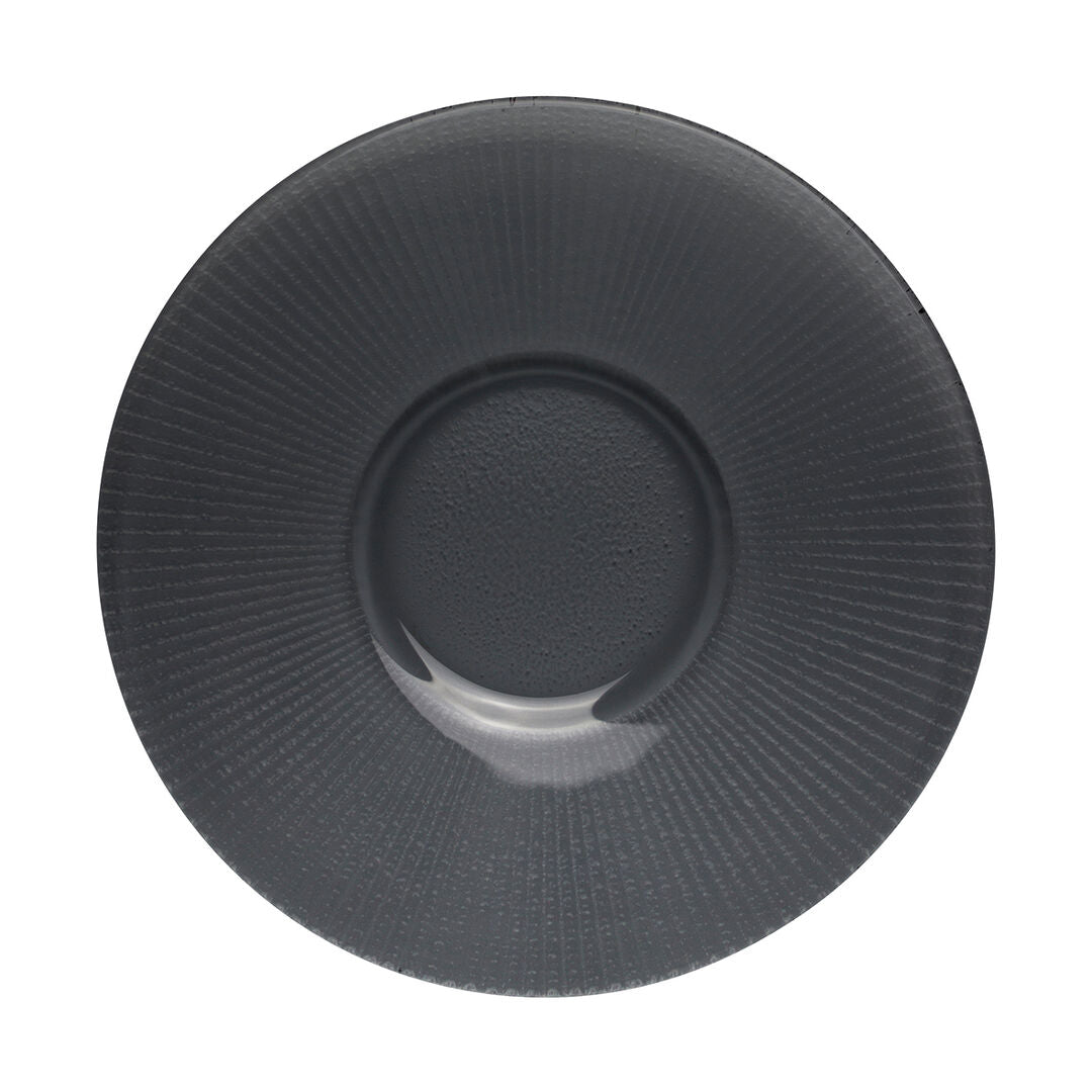 Utopia | Tableware | Willow Gourmet Smoked Small Well Plate 27.5cm (10 7/8") | Bespoke77