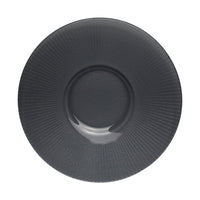 Utopia | Tableware | Willow Gourmet Smoked Small Well Plate 27.5cm (10 7/8") | Bespoke77