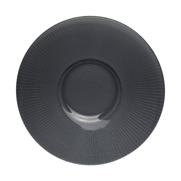 Utopia | Tableware | Willow Gourmet Smoked Small Well Plate 27.5cm (10 7/8") | Bespoke77