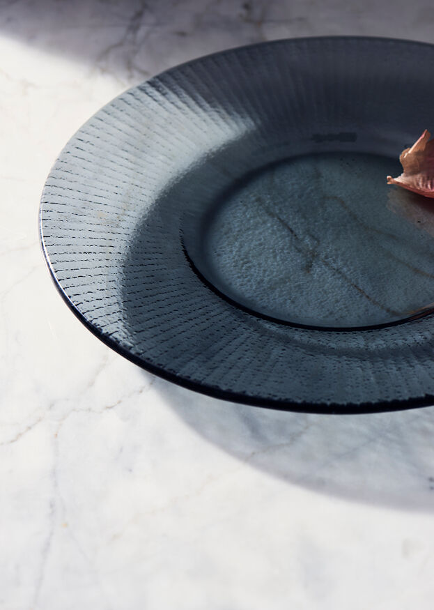 Utopia | Tableware | Willow Gourmet Smoked Small Well Plate 27.5cm (10 7/8") | Bespoke77