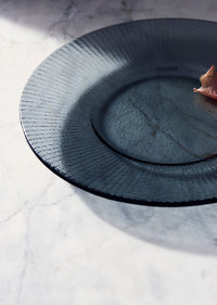 Utopia | Tableware | Willow Gourmet Smoked Small Well Plate 27.5cm (10 7/8") | Bespoke77