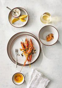 Utopia | Tableware | Spice Sea Salt Deep Plate 22 x 6.5cm 85.2cl (8 3/4 x 1 1/2" 30oz) | Bespoke77