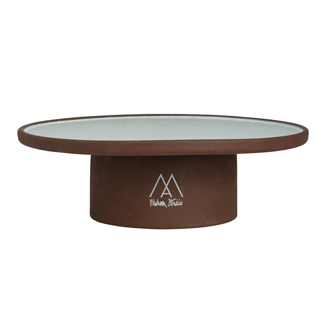 Utopia | Tableware | Spice Sea Salt Elevated Platform 15.25 x 4.5cm (6 x 1 3/4") | Bespoke77