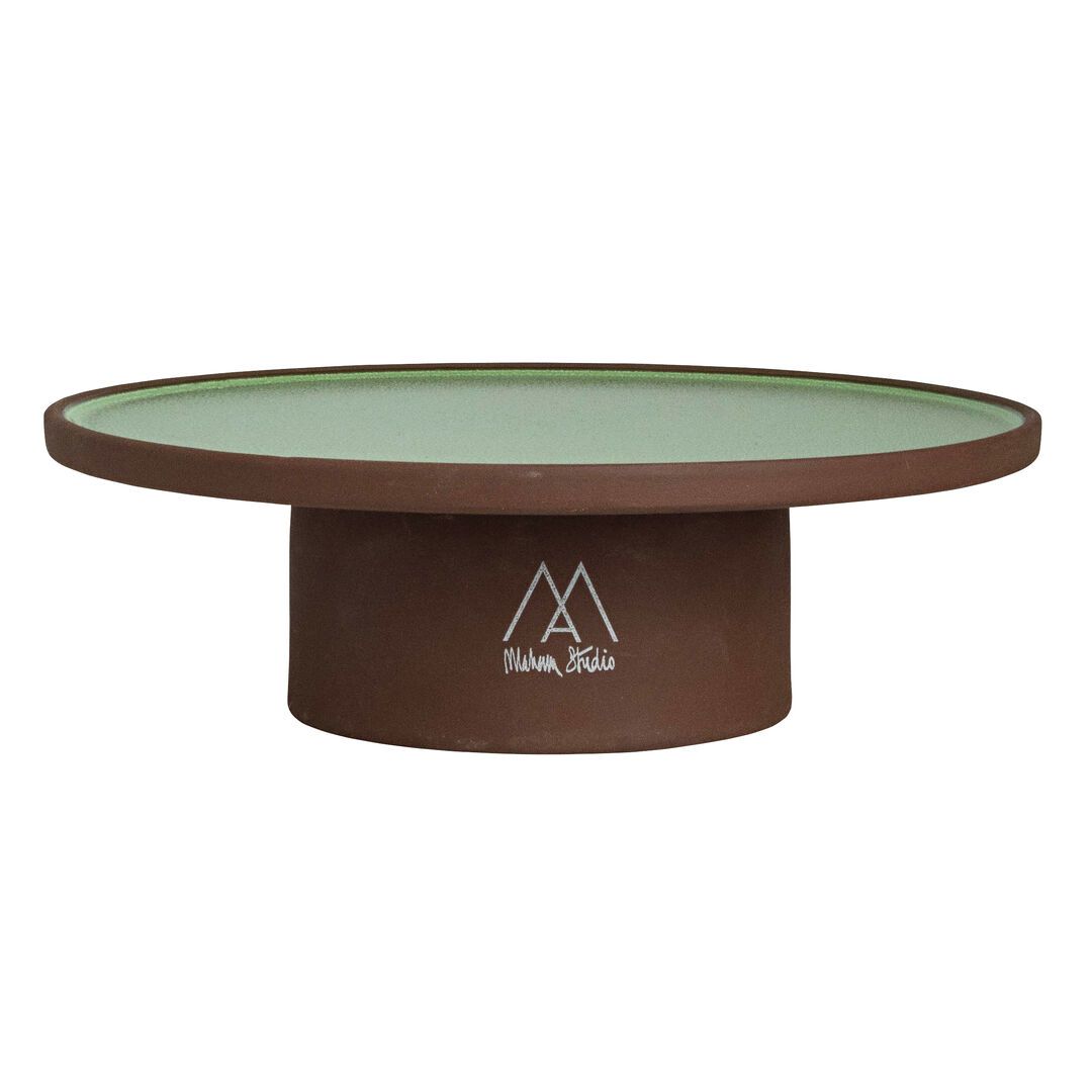 Utopia | Tableware | Spice Cardamom Elevated Platform 15.25 x 4cm (6 x 1 3/4") | Bespoke77