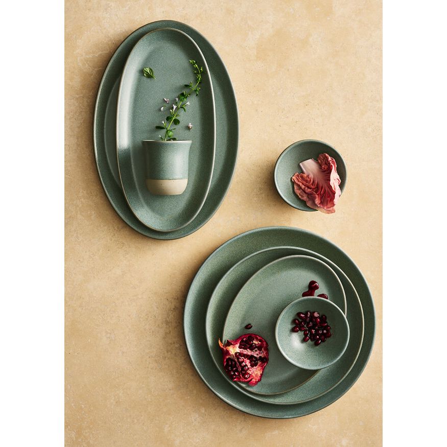 Utopia | Tableware | Maham Carnaby Teal Coupe Plate 27cm (10 5/8") | Bespoke77