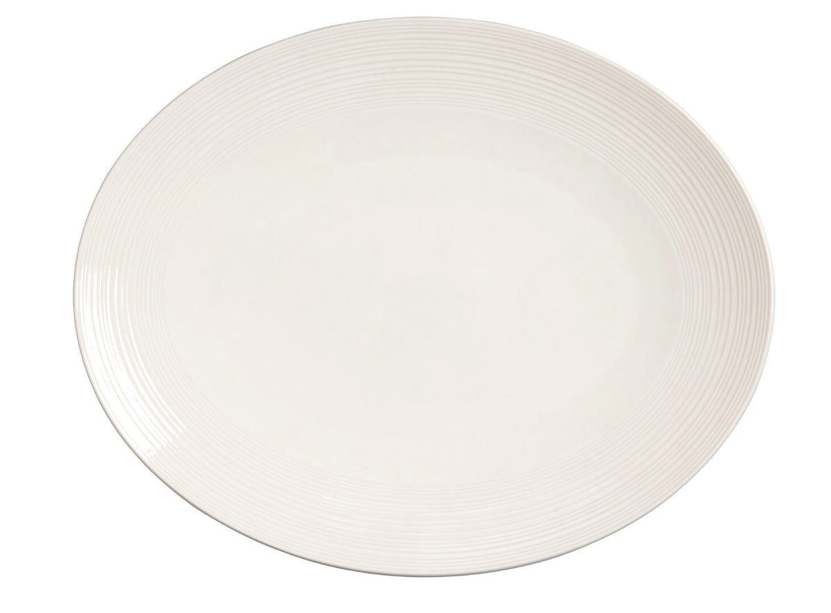 Utopia | Tableware | Concorde Oval Coupe Plate 34.25cm (13 1/2") | Bespoke77