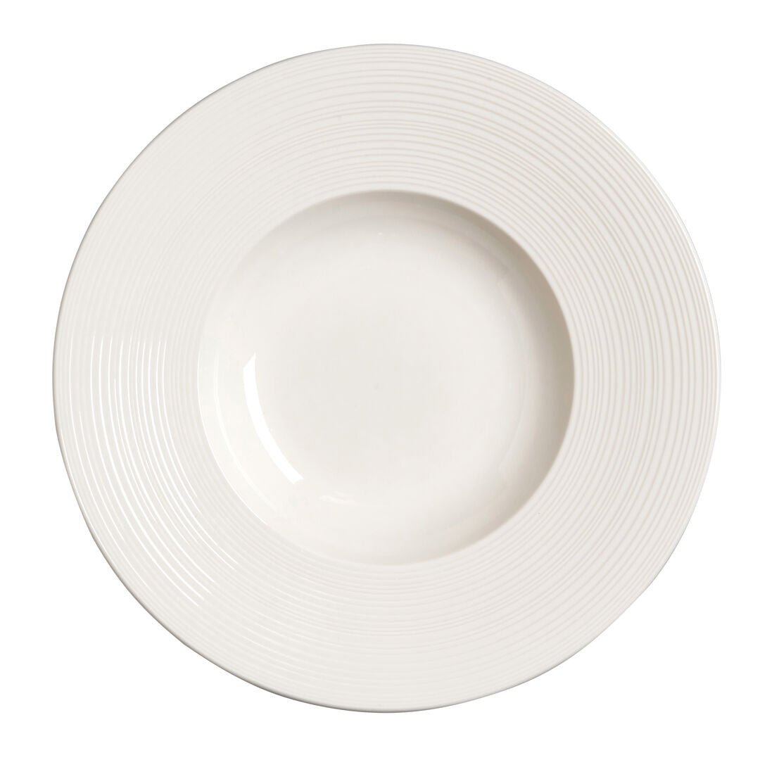 Utopia | Tableware | Concorde Rim Pasta Bowl 28.5cm 34cl (11 2/9" 12oz) | Bespoke77
