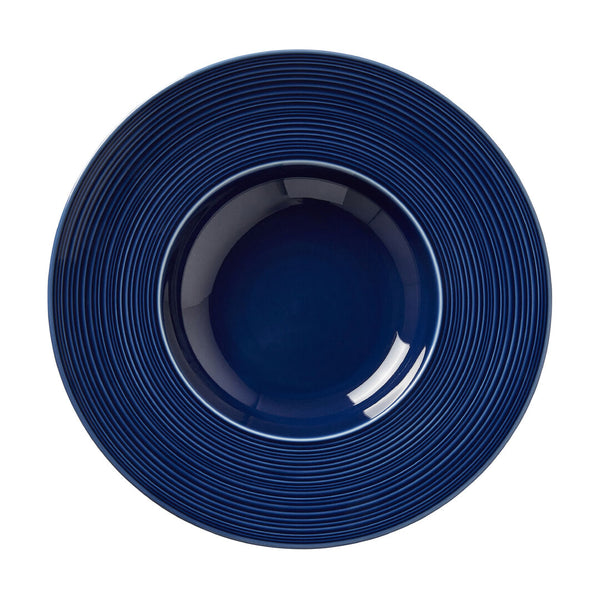 Utopia | Tableware | Concorde Midnight Blue Rim Pasta Bowl 28.5cm 34.75cl (11" 12oz) | Bespoke77
