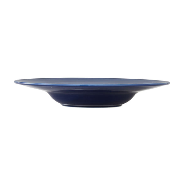 Utopia | Tableware | Concorde Midnight Blue Rim Pasta Bowl 28.5cm 34.75cl (11" 12oz) | Bespoke77