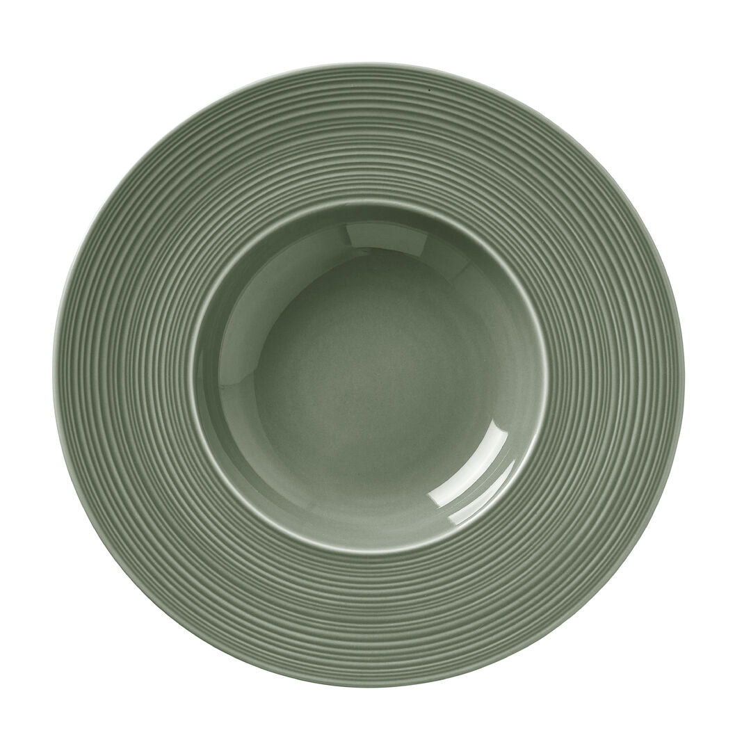 Utopia | Tableware | Concorde Fern Rim Pasta Bowl 28.5cm 34.75cl (11" 12oz) | Bespoke77