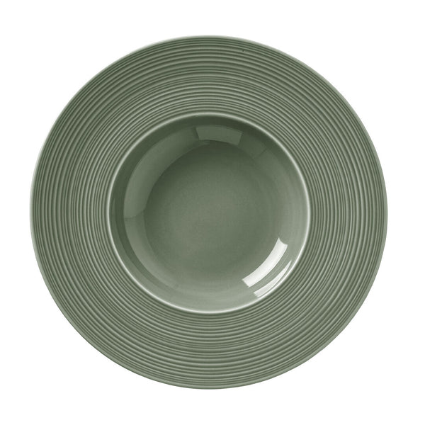 Utopia | Tableware | Concorde Fern Rim Pasta Bowl 28.5cm 34.75cl (11" 12oz) | Bespoke77
