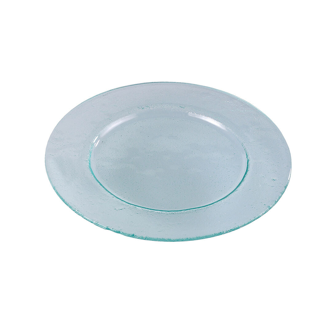Utopia | Tableware | Glass Round Wide Rim Plate 30cm (11 3/4") | Bespoke77