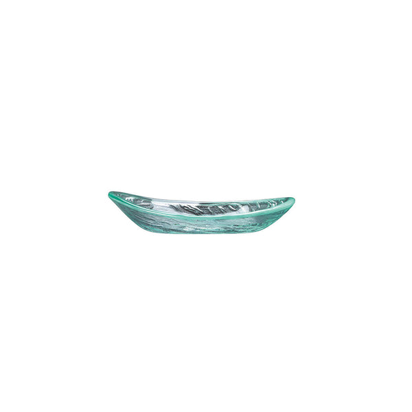 Utopia | Tableware | Scape Glass Clear Oval Bowl 20cm (7 7/8") | Bespoke77