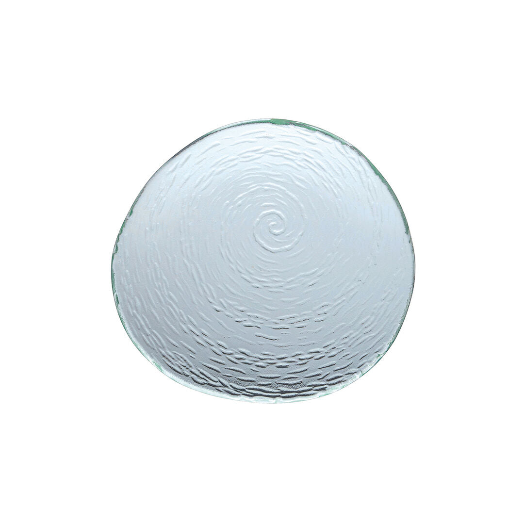 Utopia | Tableware | Scape Glass Clear Round Platter 25cm (9 5/6") | Bespoke77