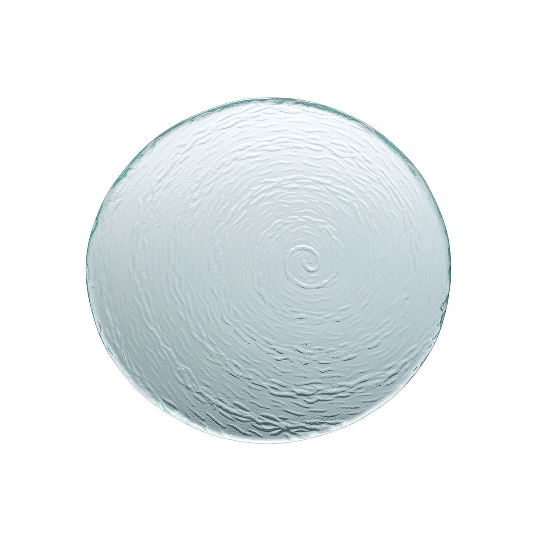 Utopia | Tableware | Scape Glass Clear Round Platter 30cm (11 3/4") | Bespoke77