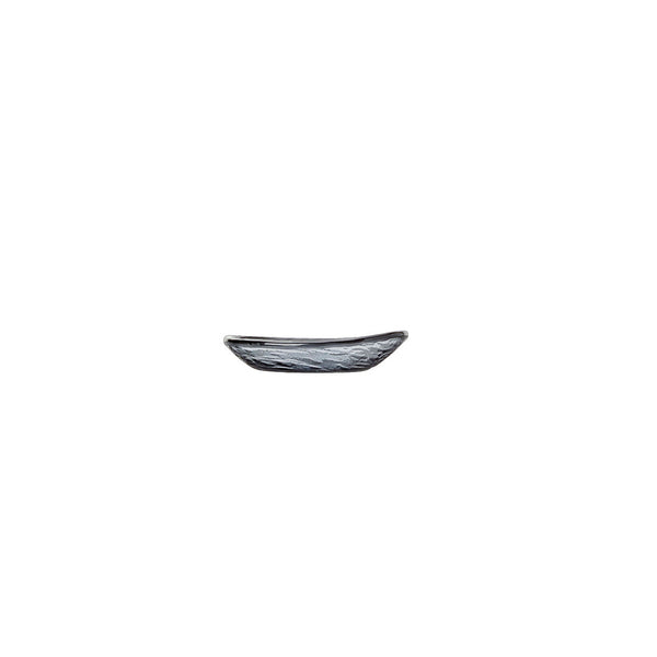 Utopia | Tableware | Scape Glass Smoked Oval Bowl 12.5cm (5") | Bespoke77