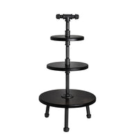 Creations Gun Metal 3-Tier Stand With Legs 35.6cm x 66cm (14 x 26")