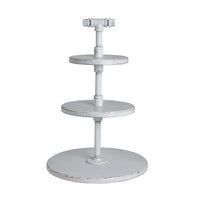 Creations Aged White 3-Tier Stand 35.5 x 50.9cm (14 x 20")