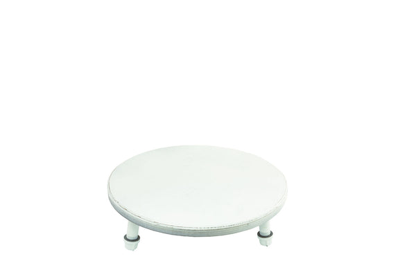 Creations Aged White Short Leg Stand 35.5 x 9.5cm (14 x 9 1/2")