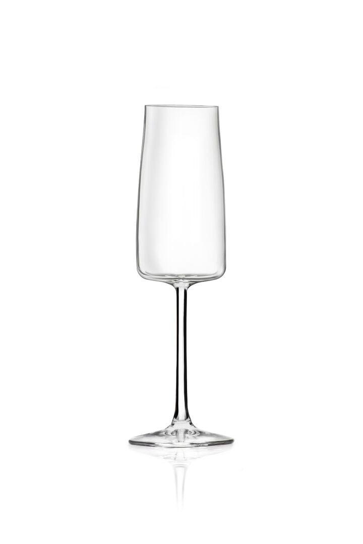 Utopia | Glassware (Crystal) | Essential Flute 23.5cm H 29.7cl (3 x 9 1/4" 10oz) | Bespoke77