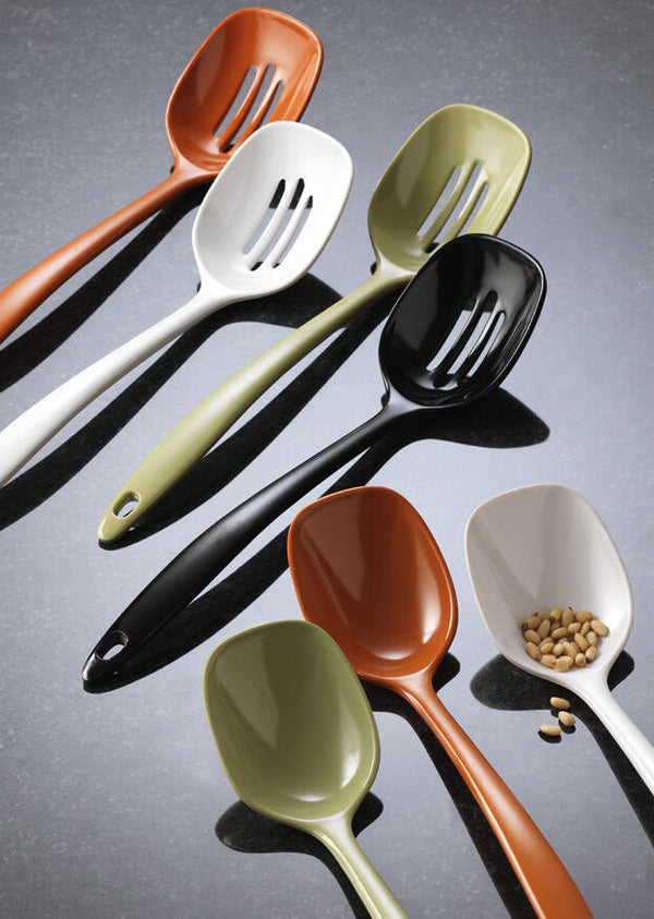 Utopia | Buffet | Black Slotted Spoon 30.5cm (12") | Bespoke77